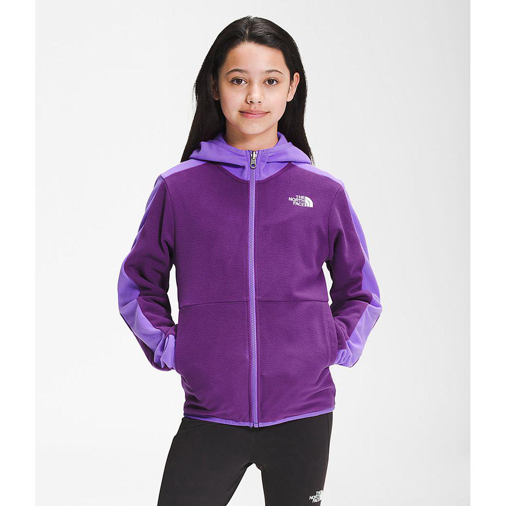 The North Face Glacier Full Zip Παιδικα Φούτερ Hoodie - Μωβ (AJEX54398)